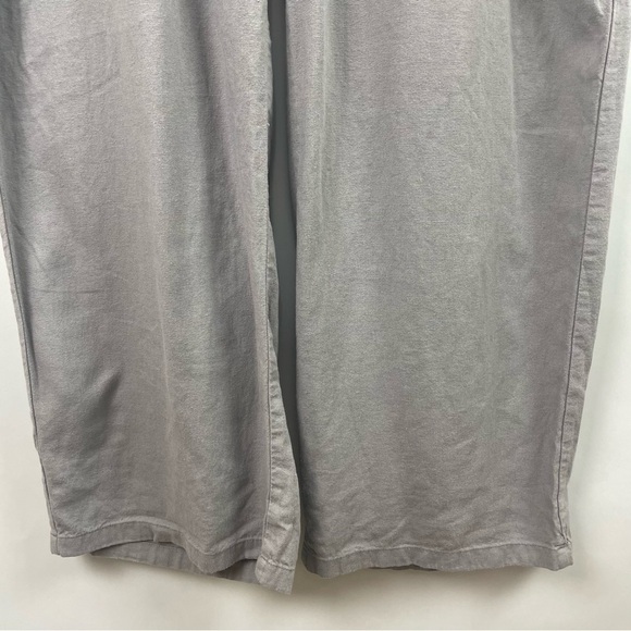 Old Navy Wide Leg Linen Blend Pants Pull On Basalt Color Neutral Minimalist XL - Picture 6 of 14